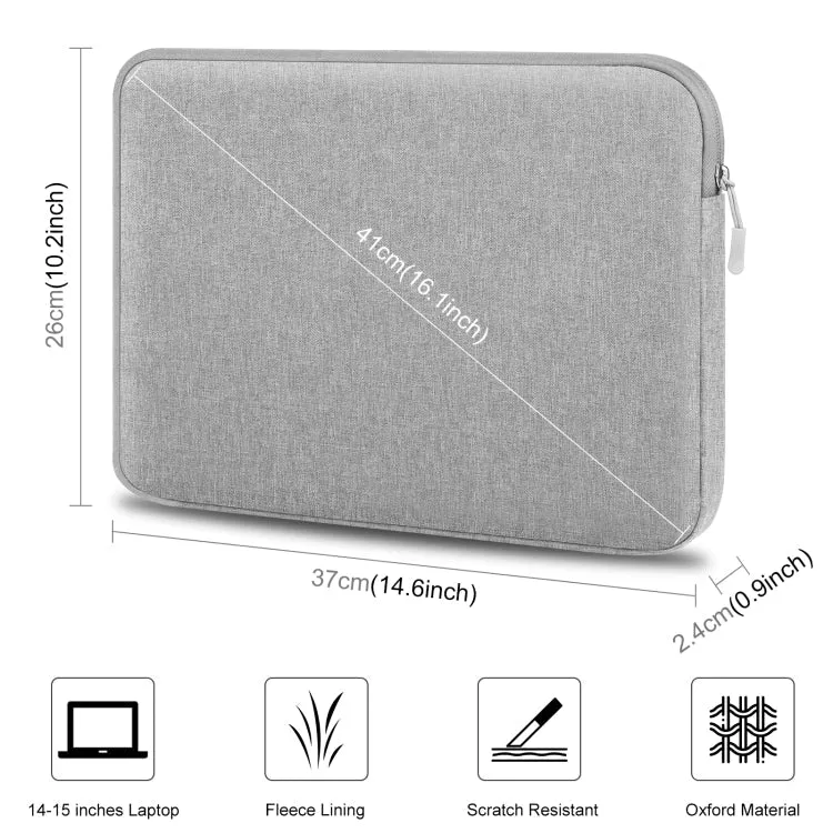 15-Inch Laptop Sleeve Case -Gray