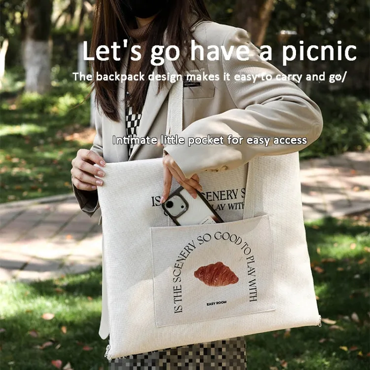 150 x 200cm Ultrasonic Outdoor Picnic Mat Can Be Used As A Shoulder Bag Easy To Carry(Large Bread)