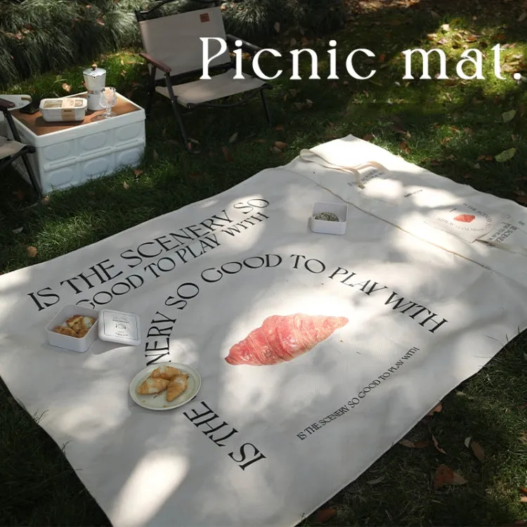 150 x 200cm Ultrasonic Outdoor Picnic Mat Can Be Used As A Shoulder Bag Easy To Carry(Large Bread)