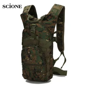 15L Molle Tactical Backpack 800D Oxford Military Hiking Bicycle Backpacks Outdoor Sports