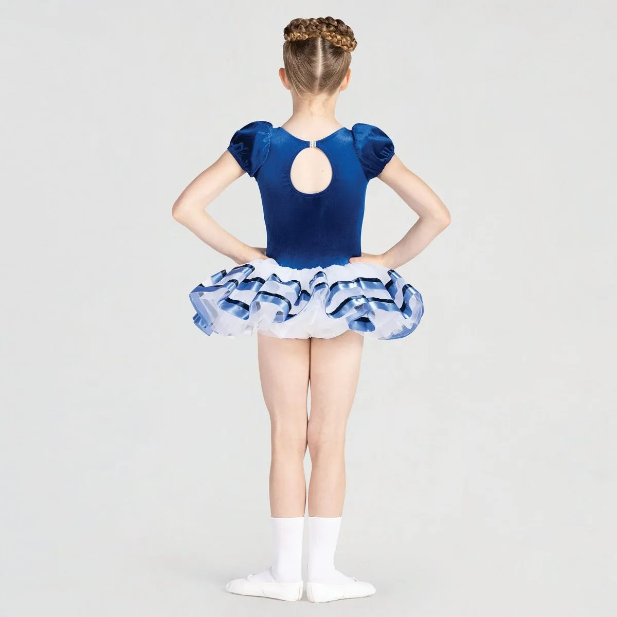 1st Position Velour Bodice with Ribbon Trim Tutu