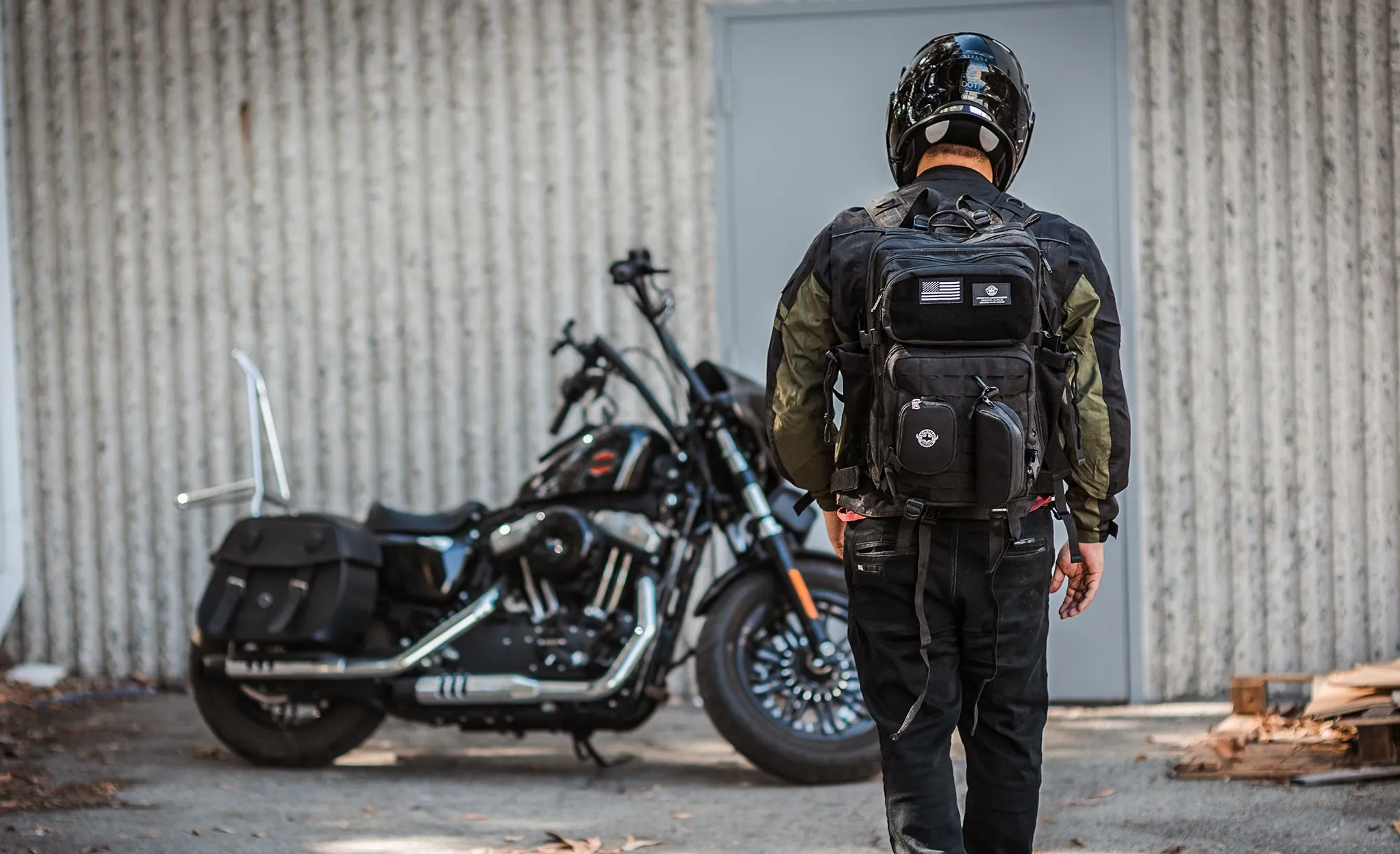 45L - Tactical XL Motorcycle Tail Bag