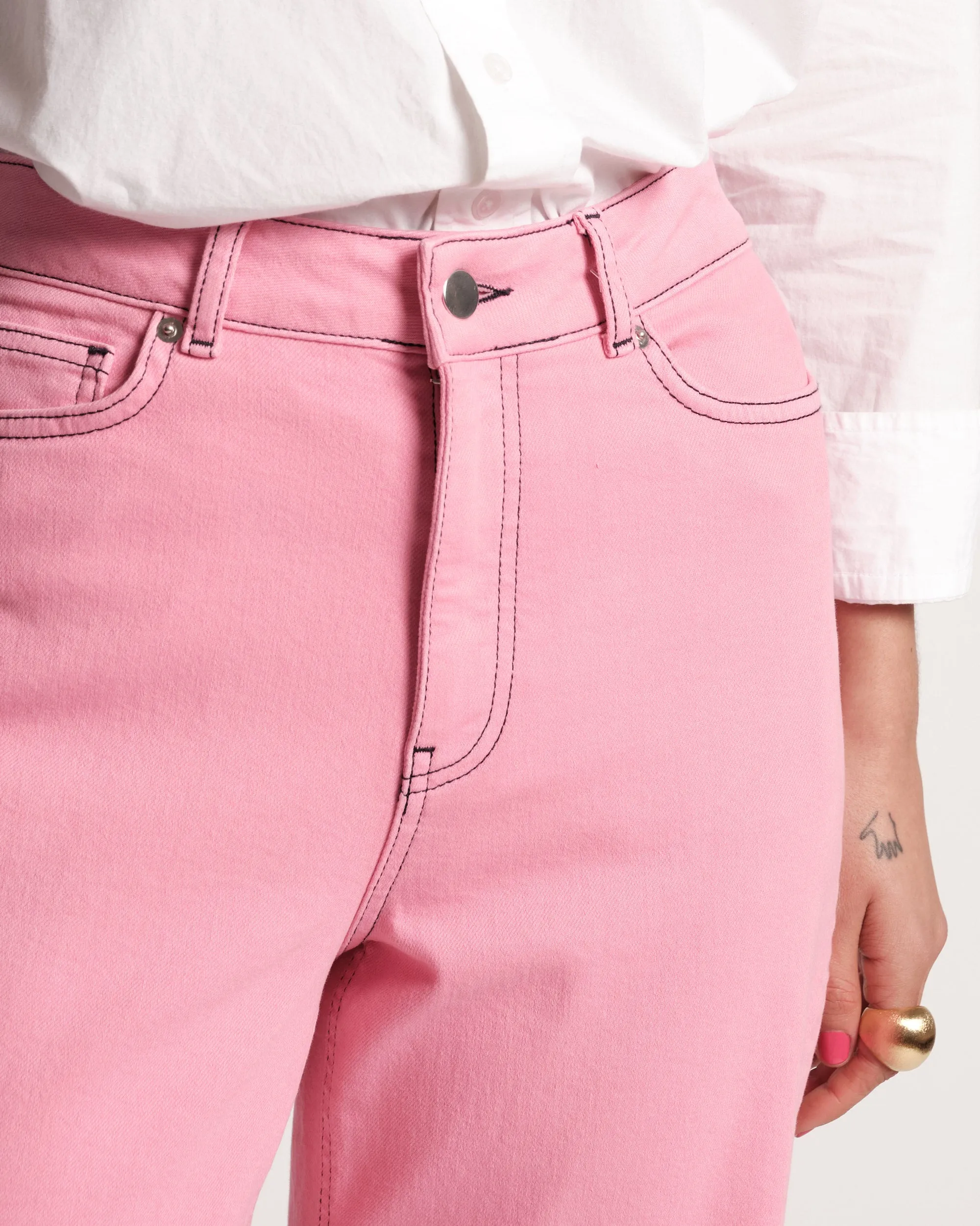 Ace Jean Stretch Denim Pink