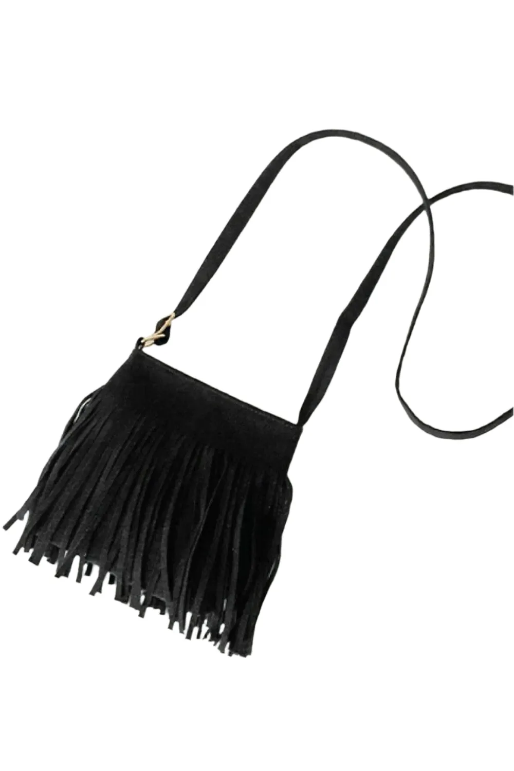 Adored PU Leather Crossbody Bag with Fringe