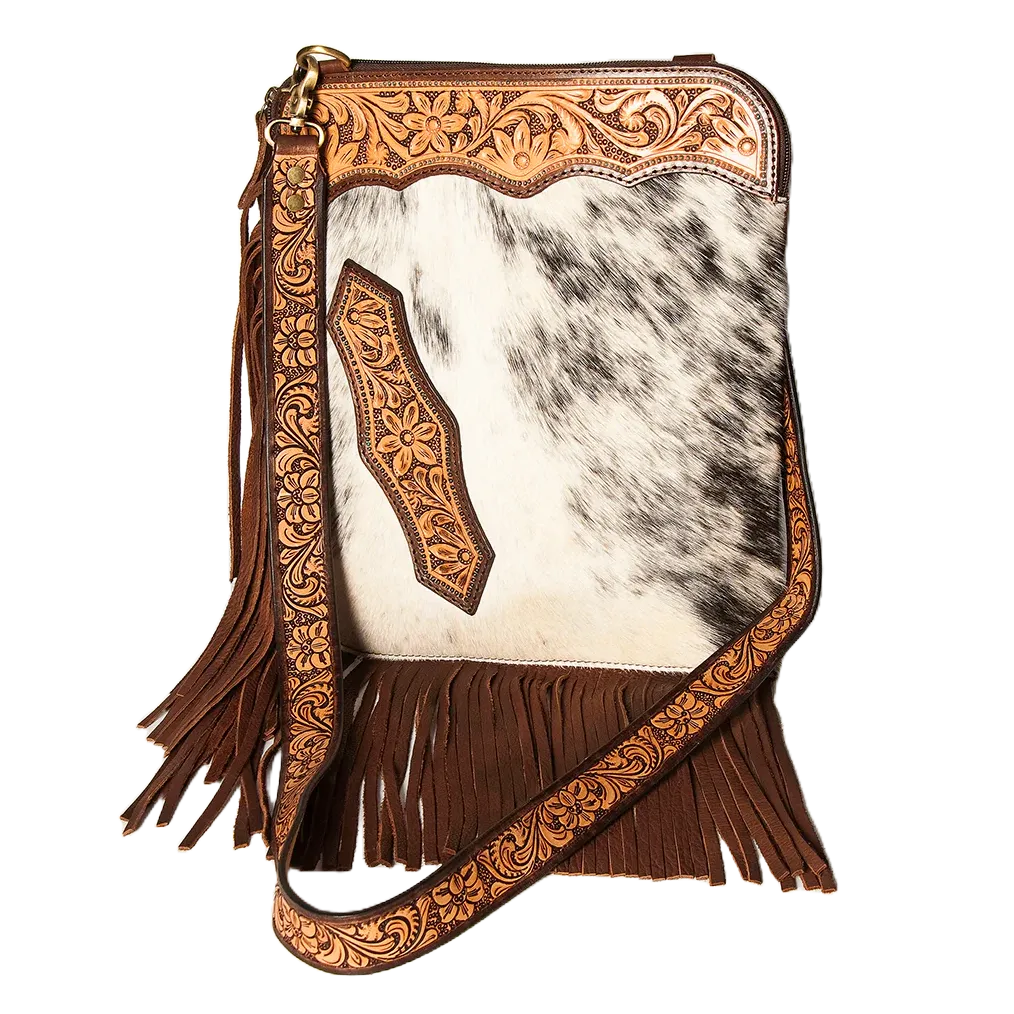 American Darling Ladies Cowhide & Leather Western Shoulder Bag ADBGA252A