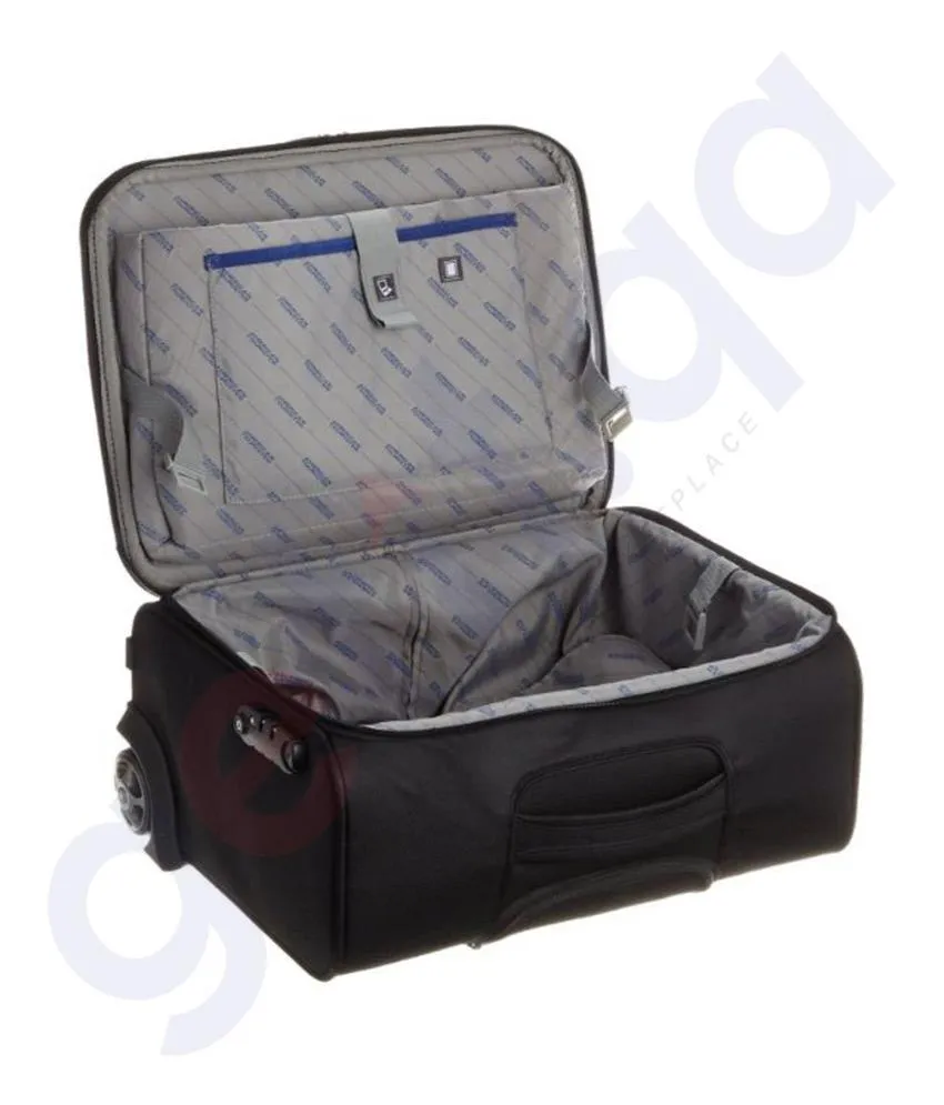 AMERICAN TOURISTER MERIT ROLLING TOTE BLACK