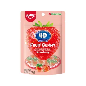 Amos 4D Fruit Gummy Strawberry Juicy Burst