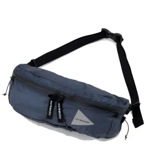 And Wander Sil Waist Bag Blue