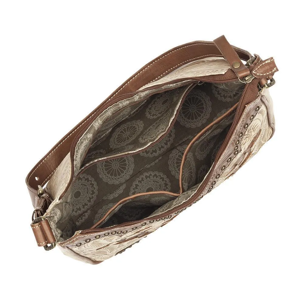 Annie's Secret Zip-Top Shoulder Bag w/ Conceal Carry Pocket