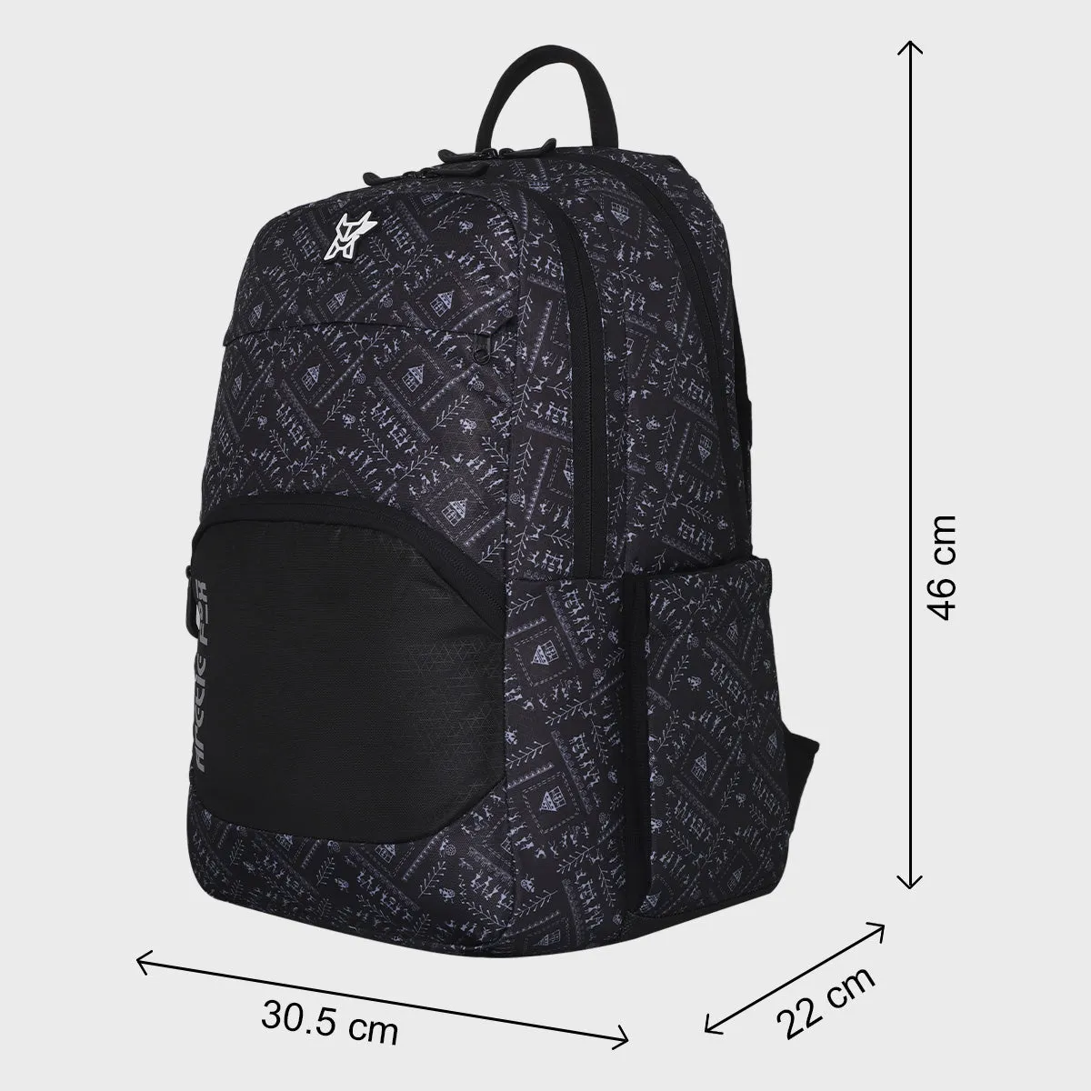 Arctic Fox 15.6" Laptop Backpack and Laptop Bag Warli Black