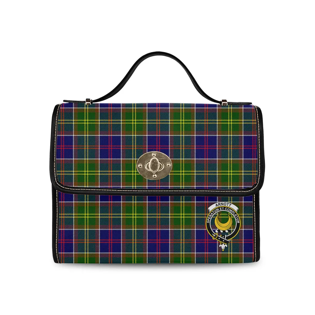 Arnott Tartan Waterproof Canvas Bag with Family Crest