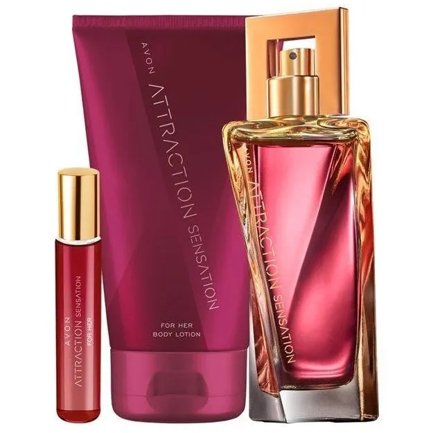 Avon Attraction Sensation for Her Perfume Gift Set / Box