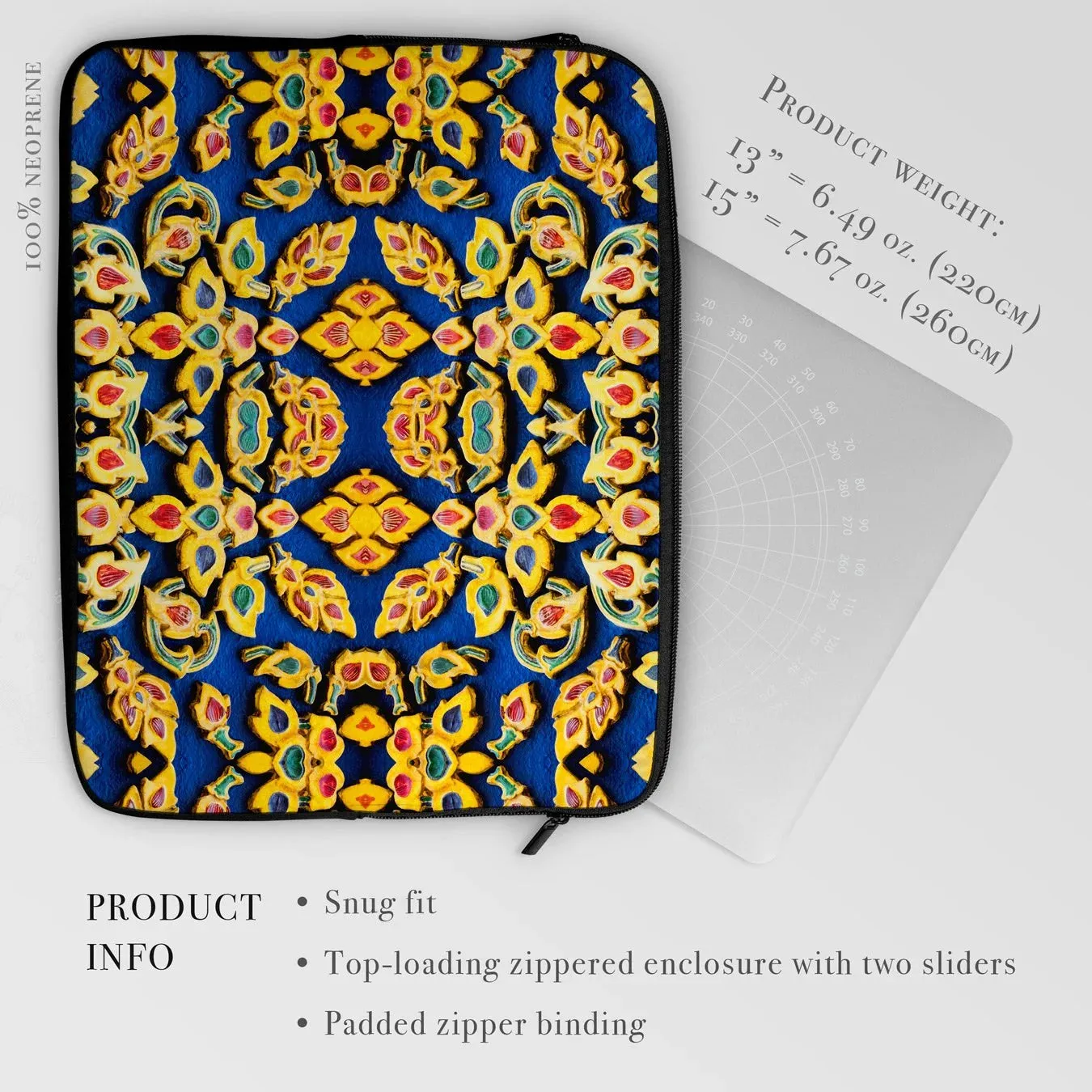 Ayodhya - Thai Mosaic Design Laptop Sleeve