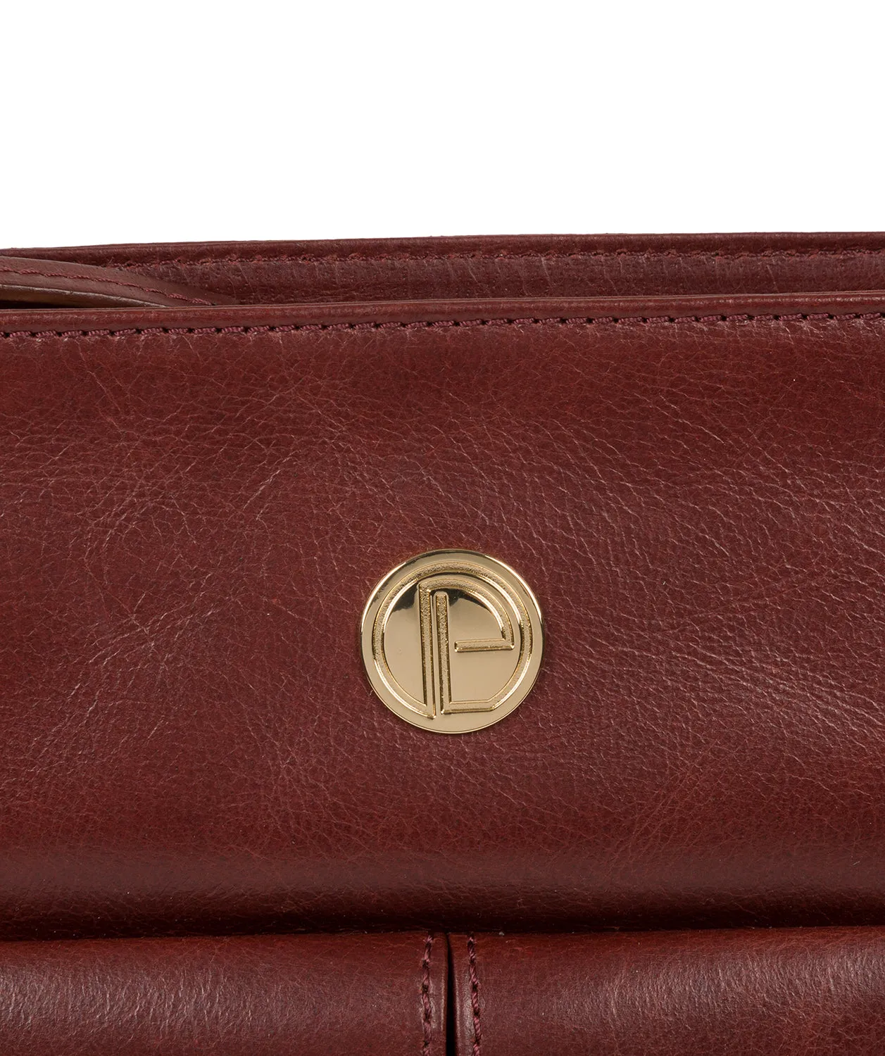 'Azalea' Chestnut Leather Cross Body Bag