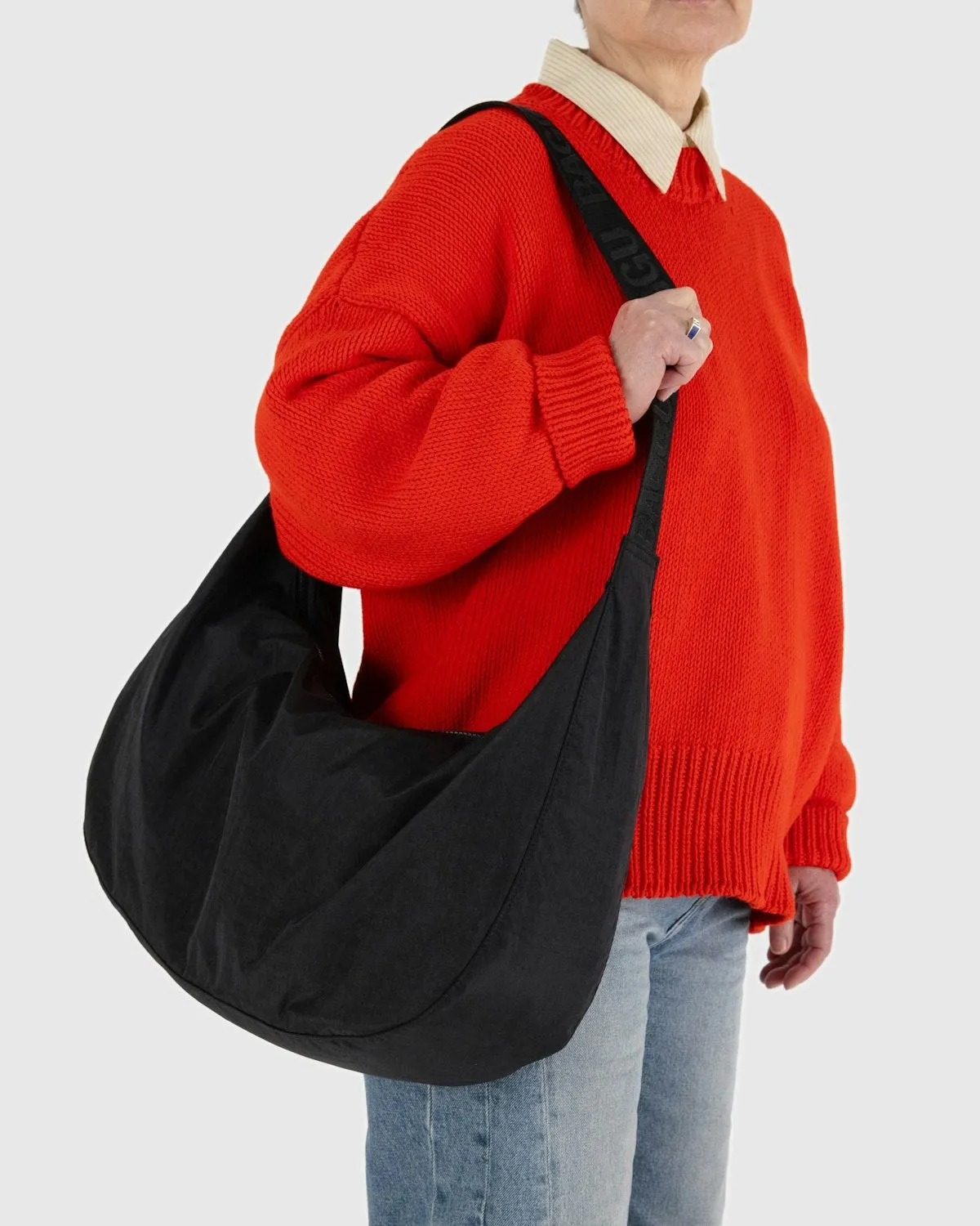 BAGGU Large Crescent Bag | Black