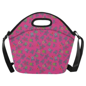 Berry Flowers Neoprene Lunch Bag/Large