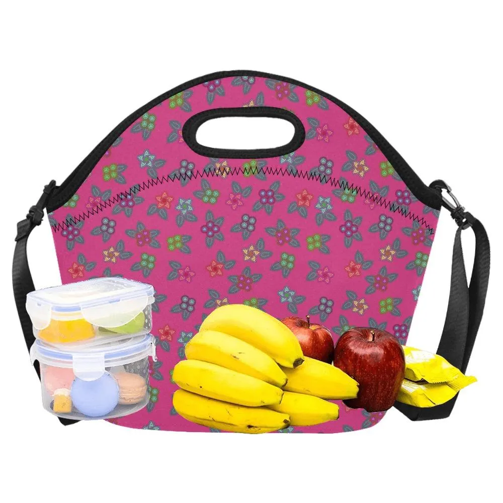 Berry Flowers Neoprene Lunch Bag/Large