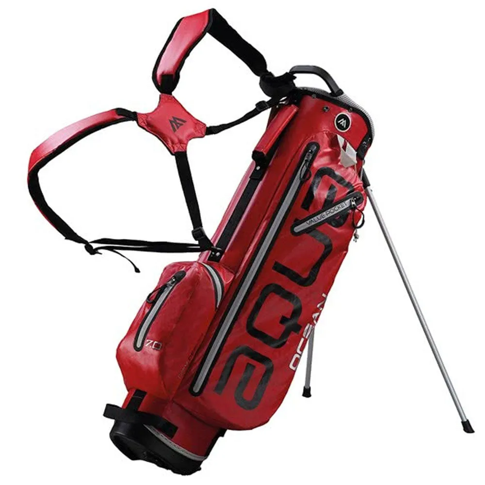 Big Max Aqua Ocean Stand Bag - Red/Silver