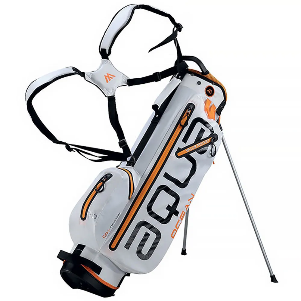 Big Max Aqua Ocean Stand Bag - White/Black/Orange