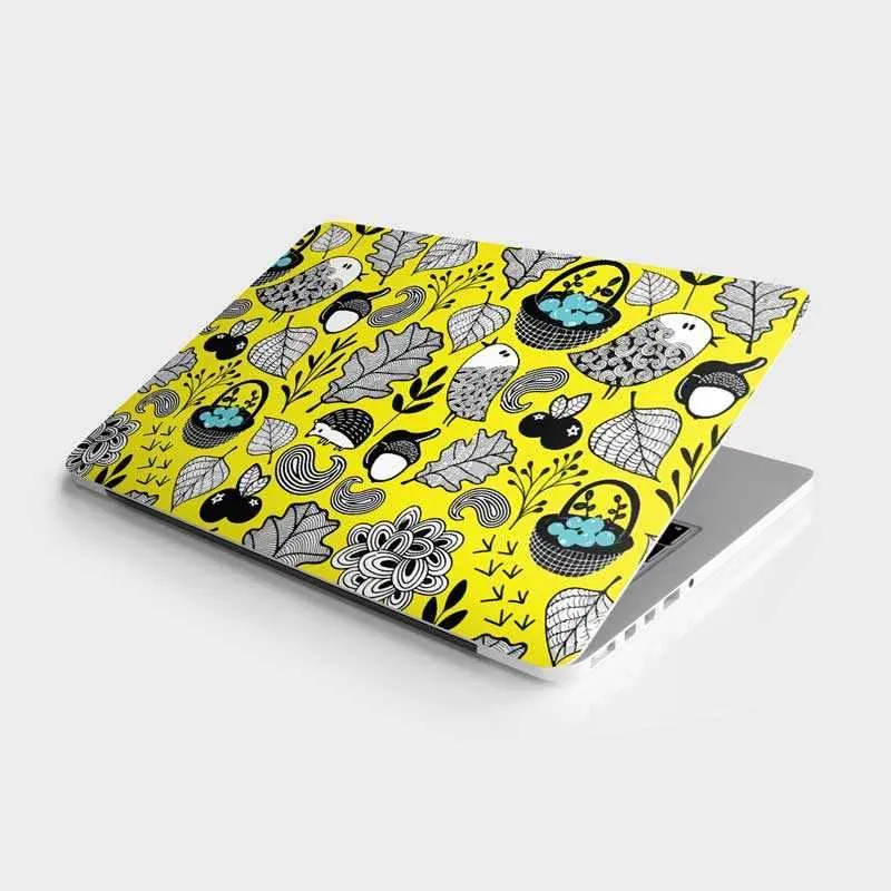 Bird yellow Laptop Skin