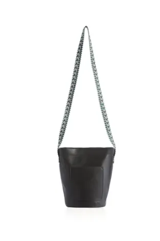 Black Bucket Bag