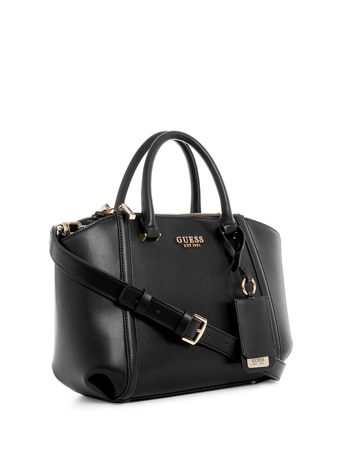 Black Leie Status Satchel Bag