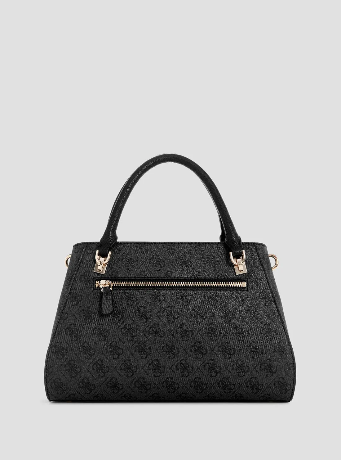 Black Logo Noelle Satchel Bag