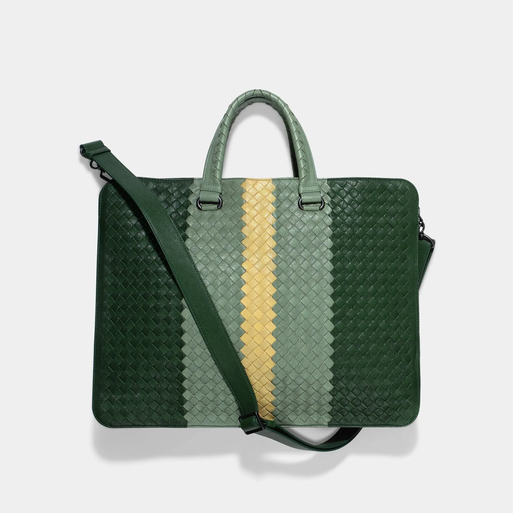 Bottega Veneta Intrecciato Multicolor Business Bag