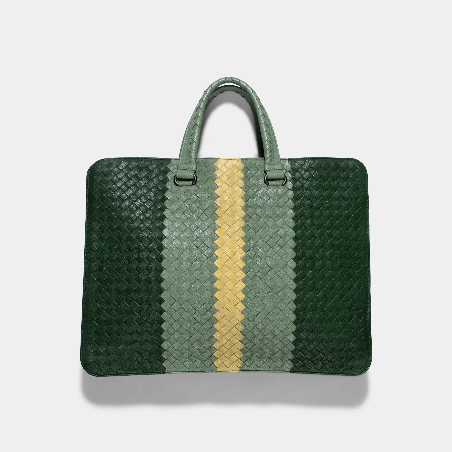 Bottega Veneta Intrecciato Multicolor Business Bag