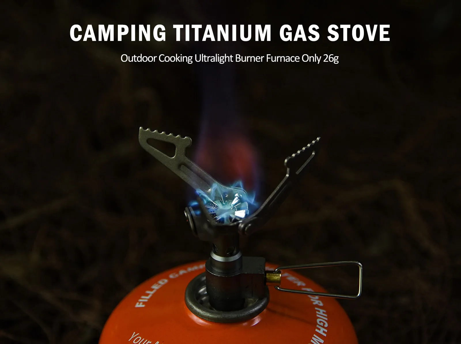 Boundless Voyage Titanium Stove Mini  Camping Stove For Outdoor Light Weight