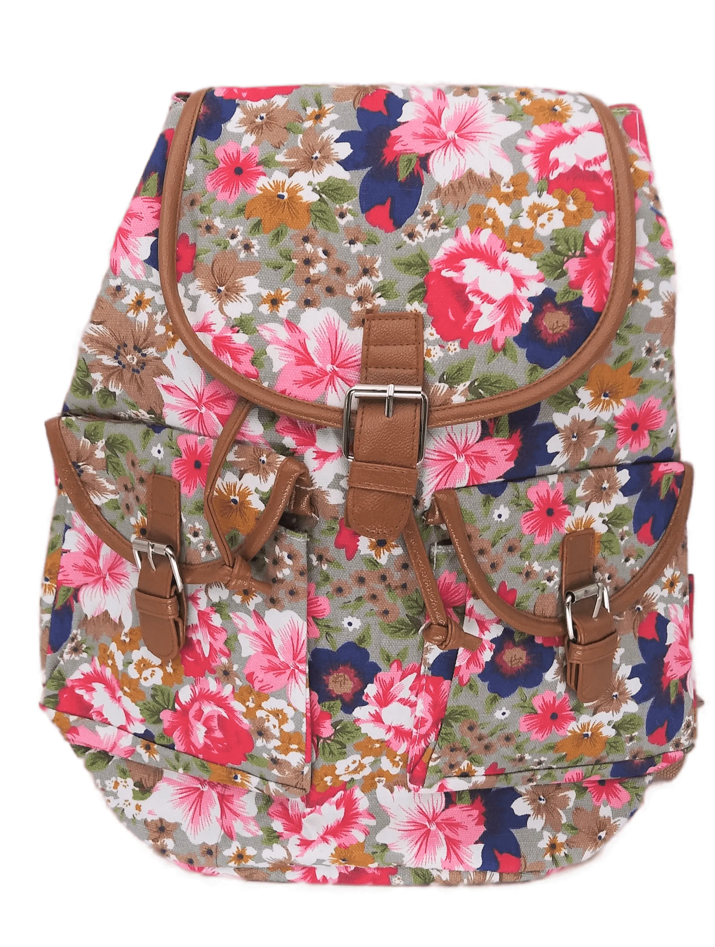 Bravo! Backpack Rucksack Drawstring (Bloom, Green)