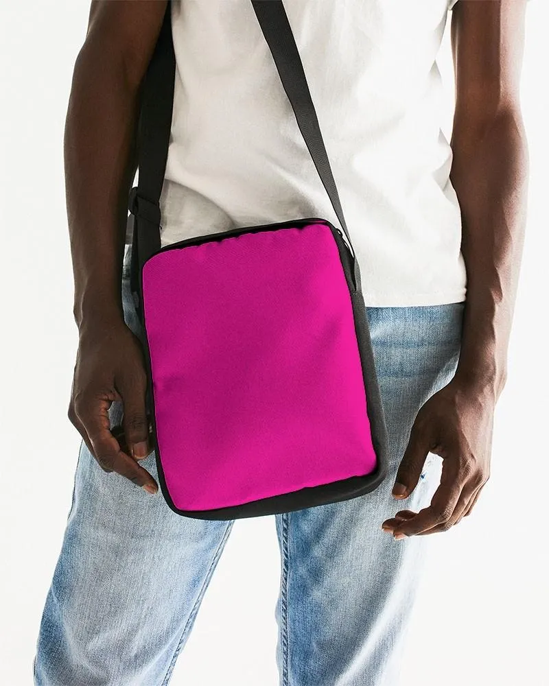 Bright Magenta Messenger Pouch | Bright Pure Magenta | C0M100Y0K0