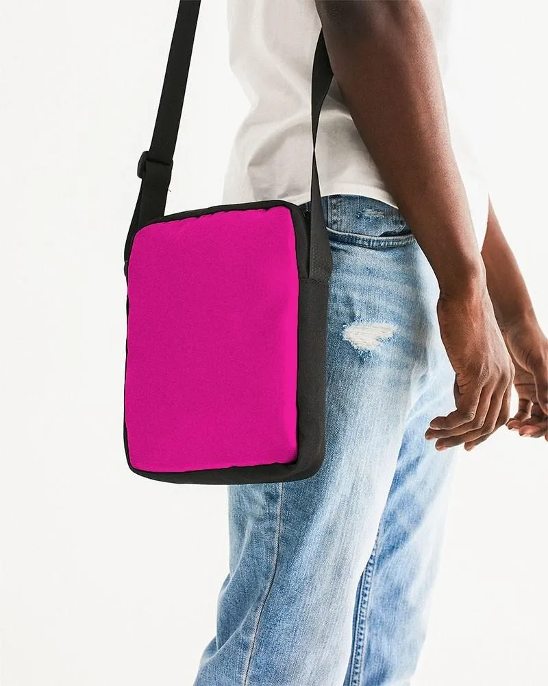 Bright Magenta Messenger Pouch | Bright Pure Magenta | C0M100Y0K0