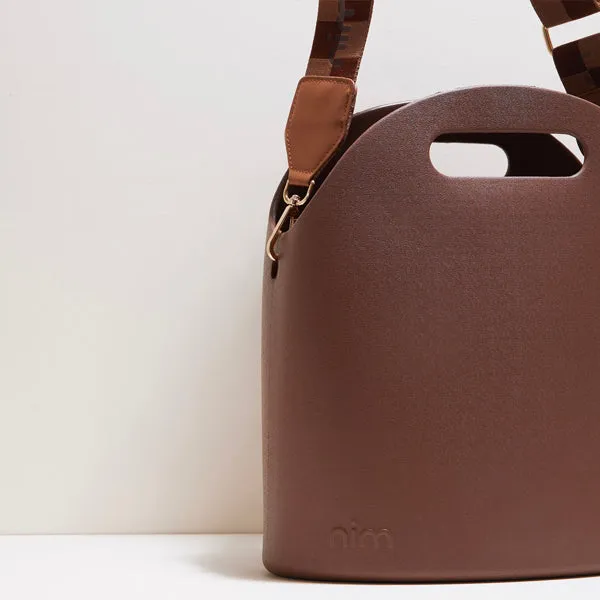 Bucket Bag - Cocoa   Cocoa Check Strap