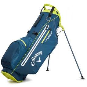 Callaway Fairway C Hyper Dry Waterproof Stand Bag - Navy/Florescent Yellow