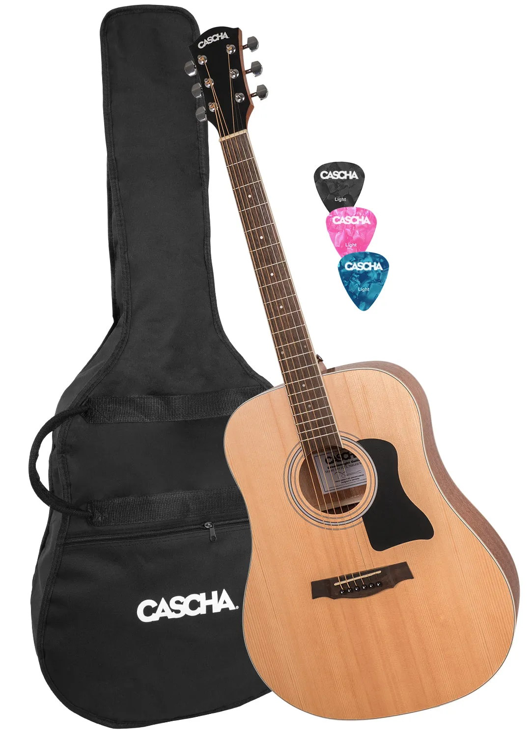 Cascha Western Dreadnought Guitar Set