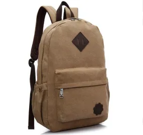 Casual Canvas Men's Backpacks Students School Bag High Quality All-Match Large Capacity Vintage Travel Bags