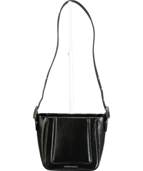 Charles & Keith Black Petra Boxy Bucket Bag