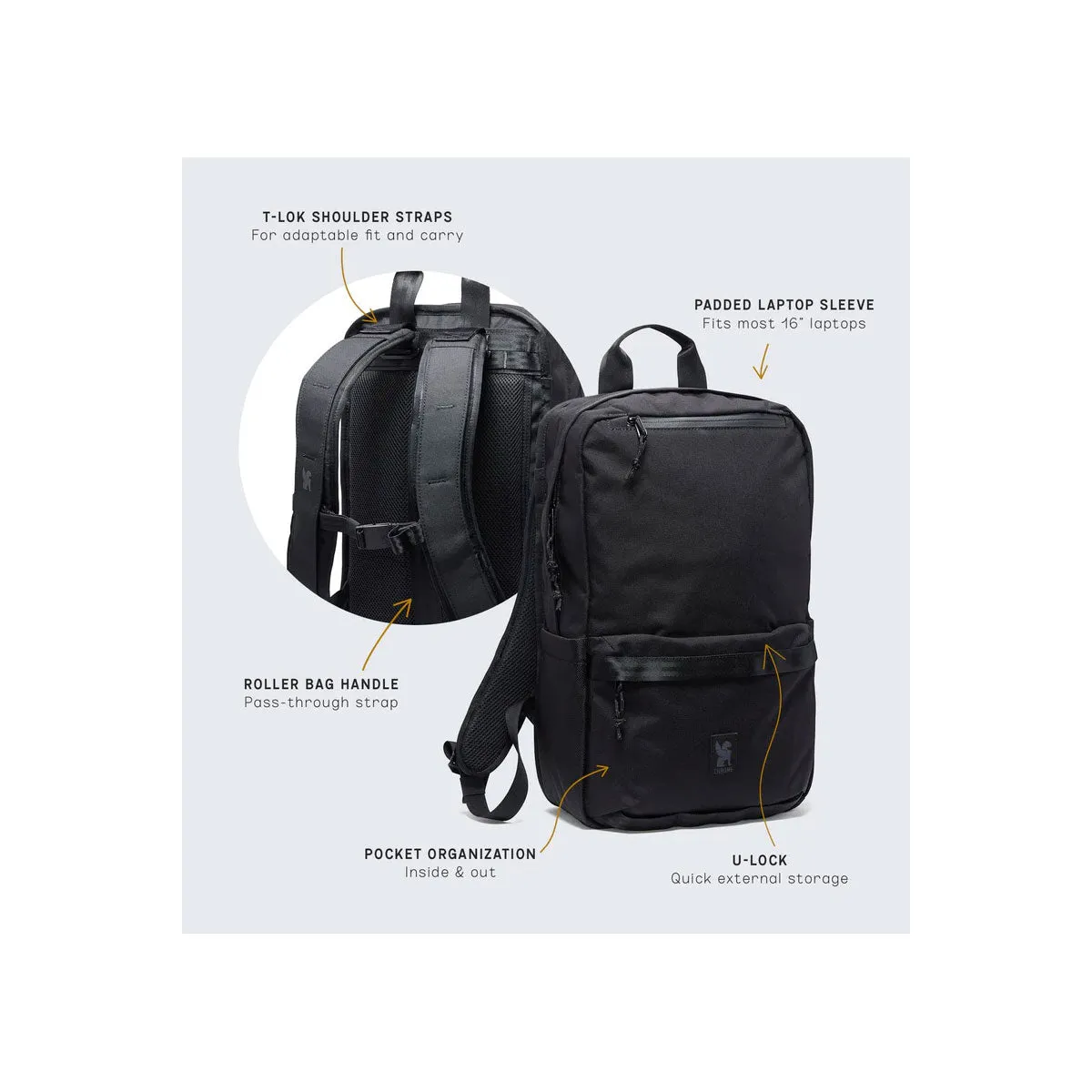 Chrome Industries : Hondo Pack 18L : Black