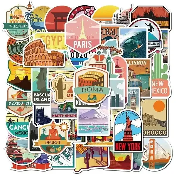 City Scenery Club  Graffiti Stickers Pack