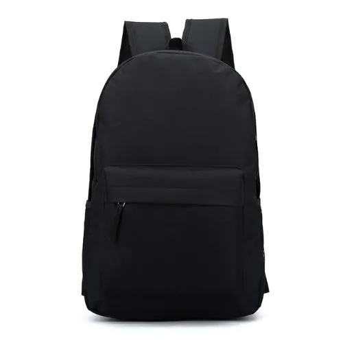 Classy Men Black Simple Backpack