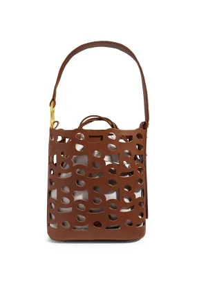 Clea Bucket Bag - Brown