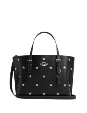 Coach Mollie Tote Bag 25 With Star Print