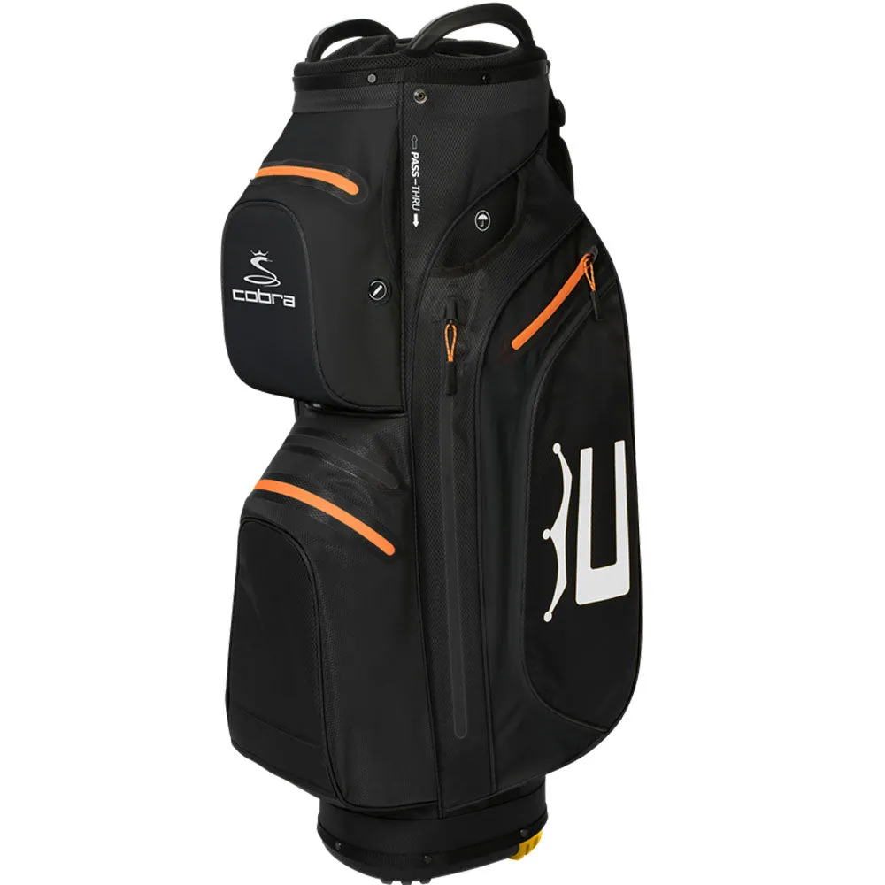 Cobra Ultradry Pro Waterproof Cart Bag - Black/Gold Fusion