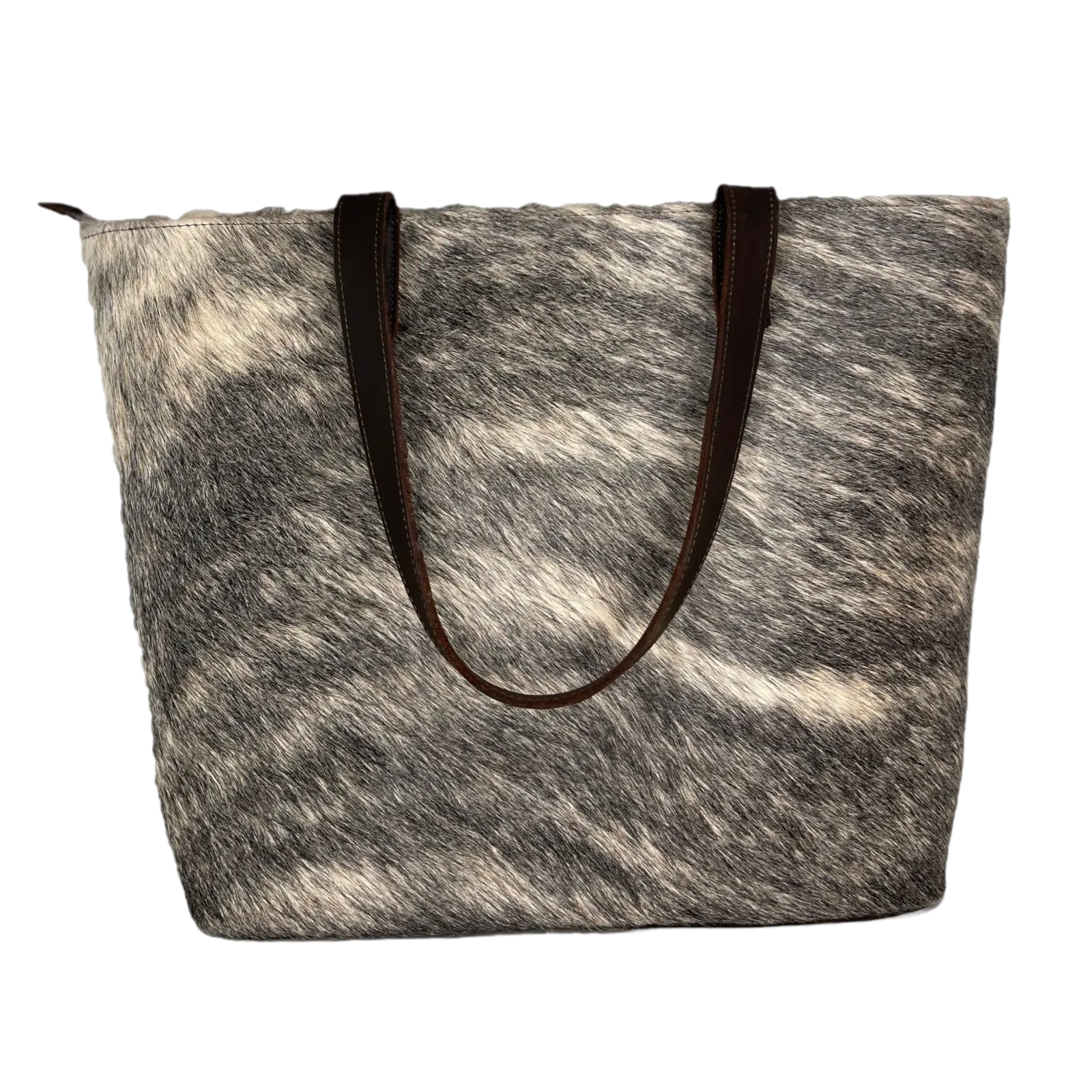 Corral Brown and White Cowhide Hair On Purse D1287