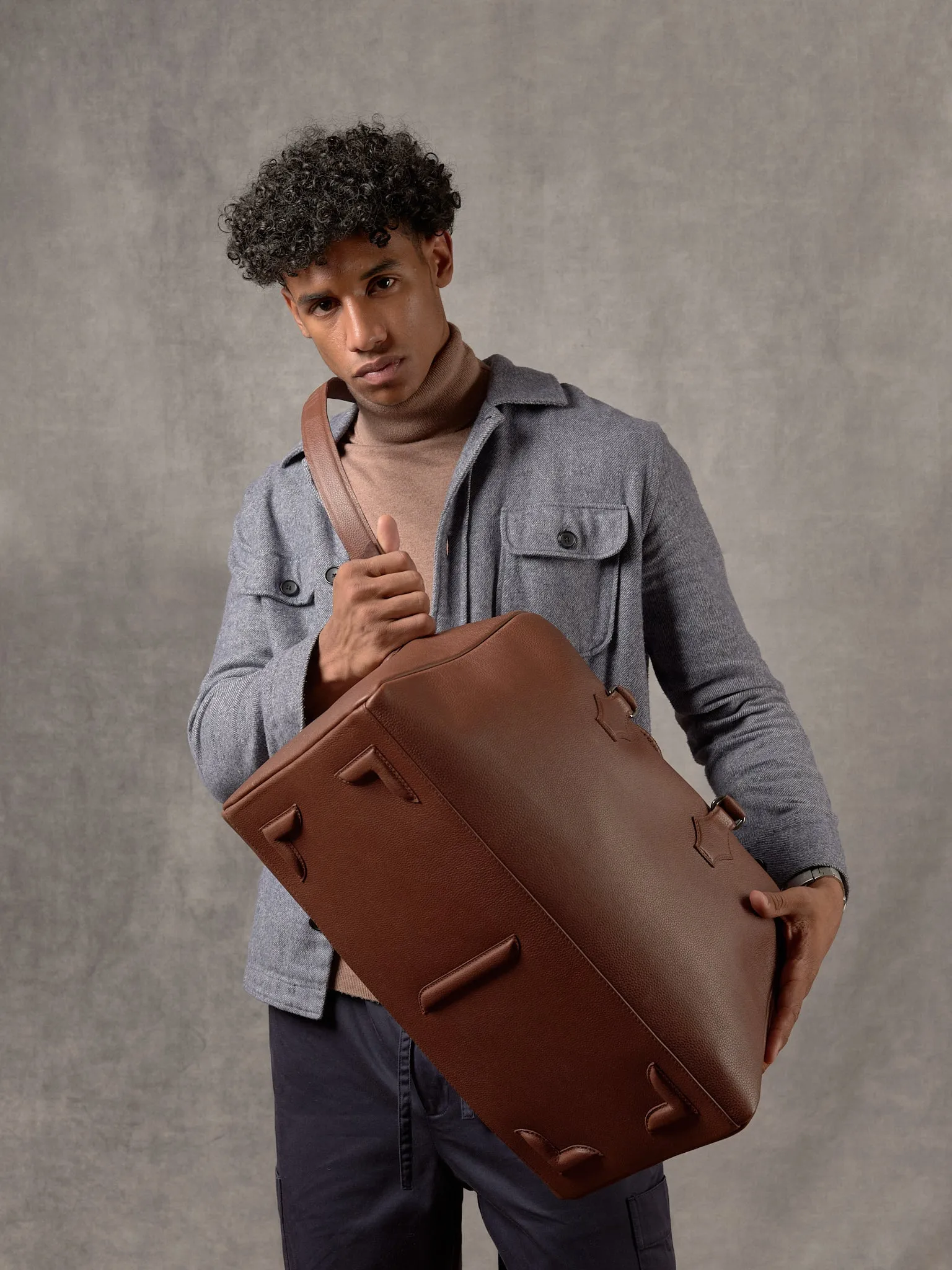 Cosimo Duffle Bag · Brown