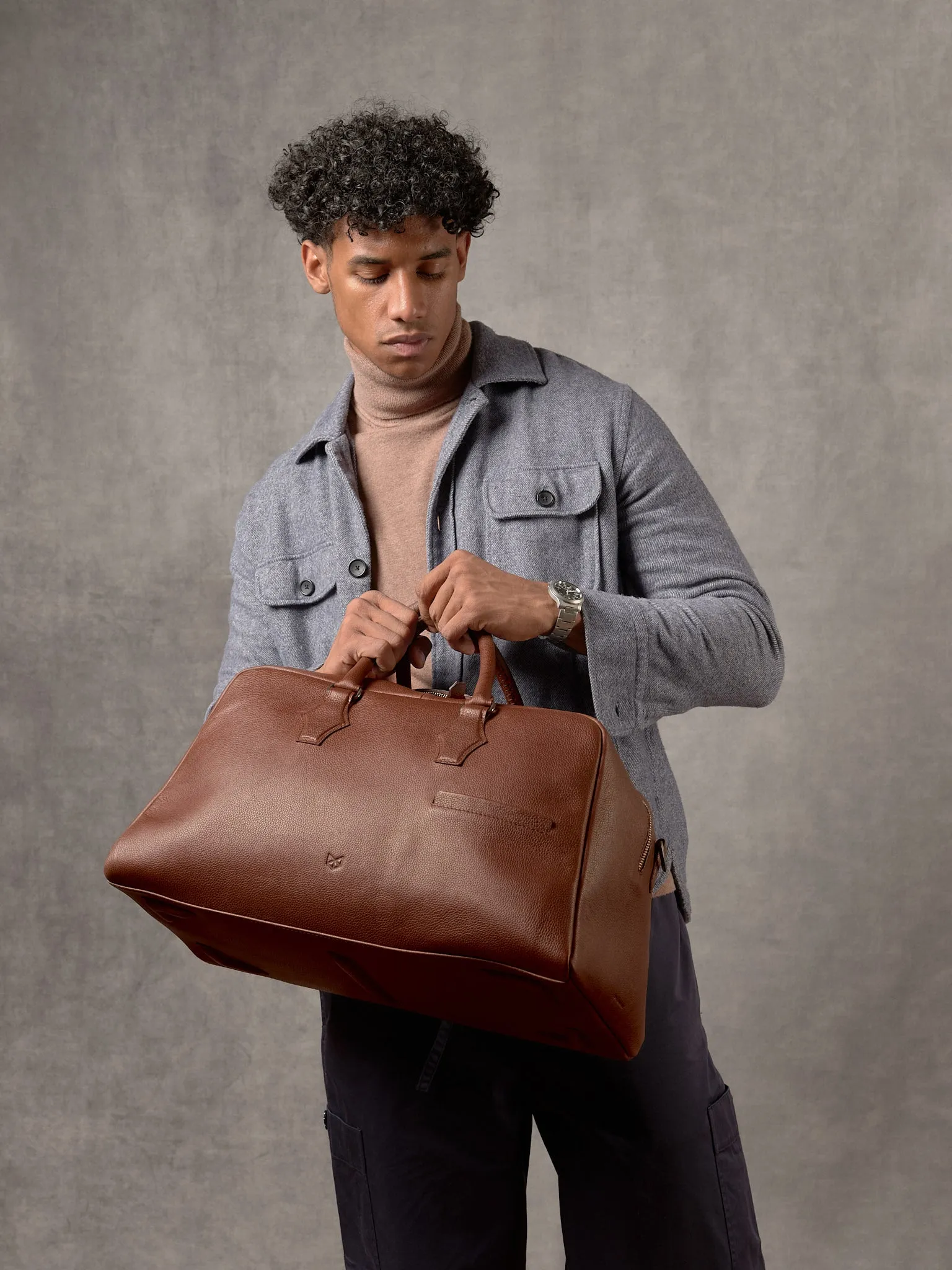 Cosimo Duffle Bag · Brown