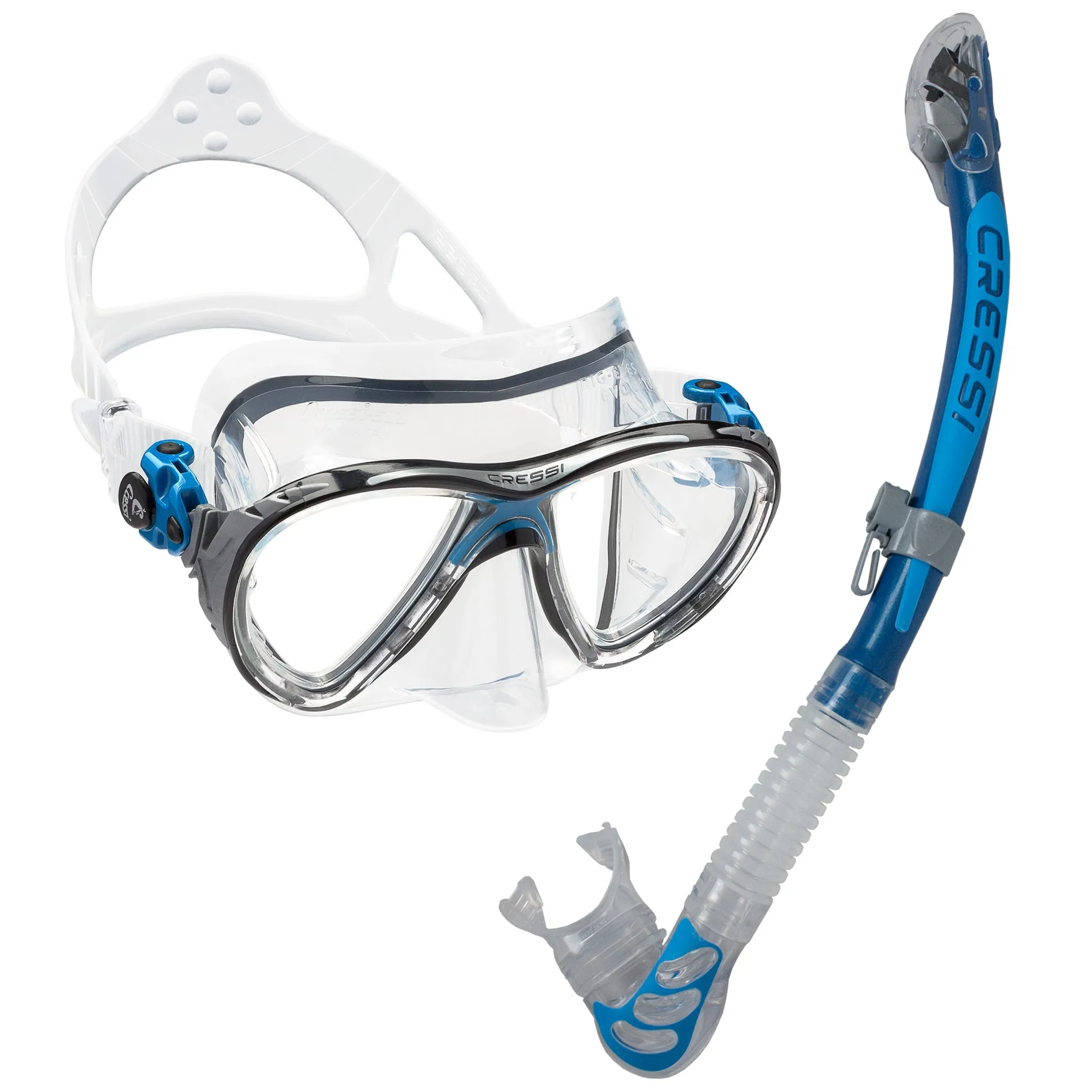 Cressi Big Eyes Evolution Mask & Alpha Ultra Dry Snorkel