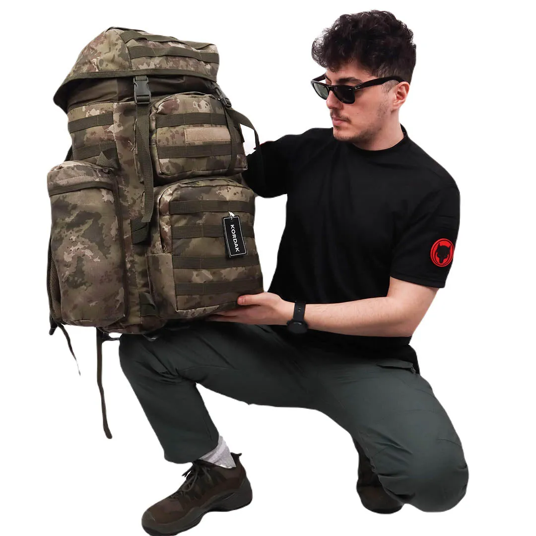 CRW Camouflage Camping Military Operation Backpack - 90 Liter Bag