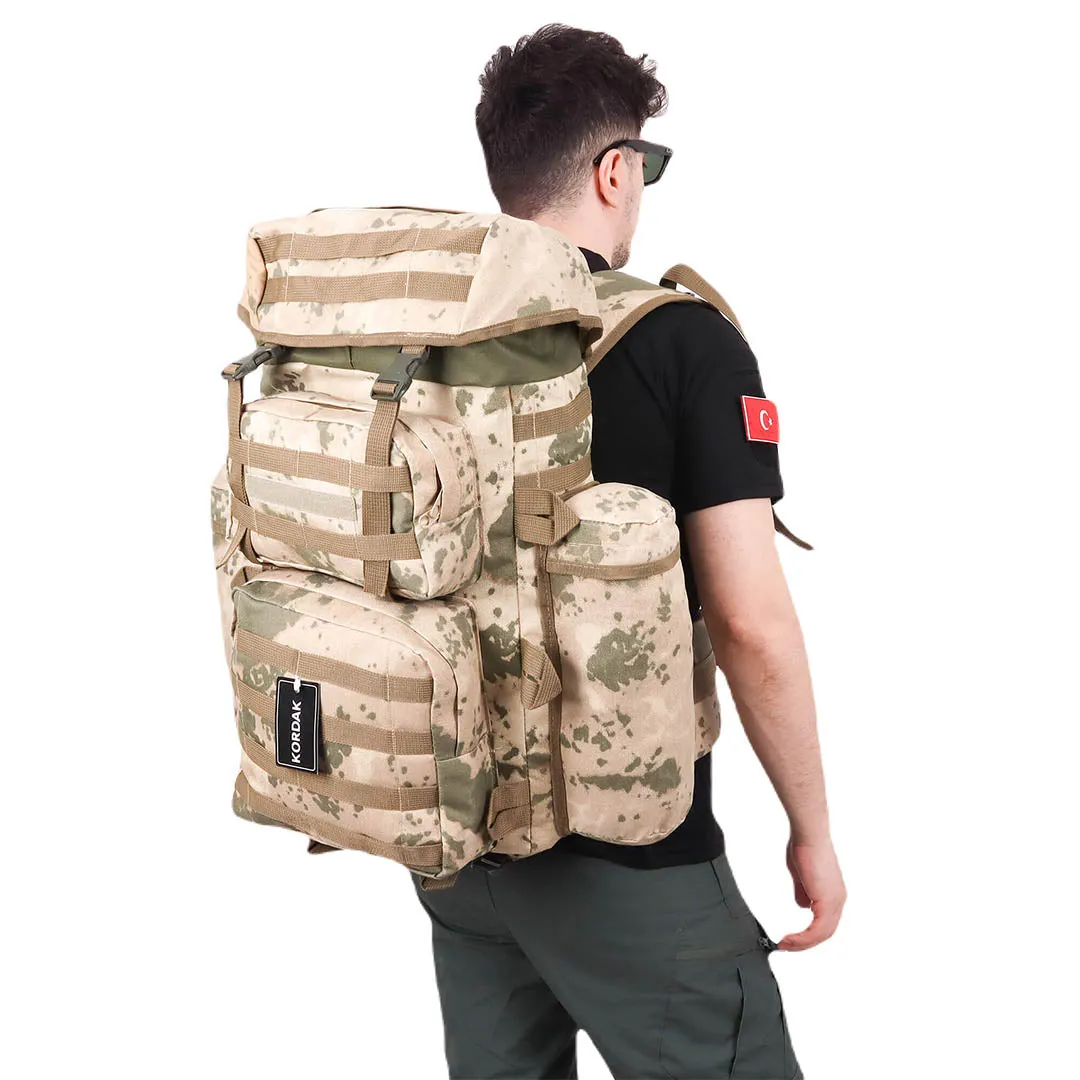 CRW Camouflage Camping Military Operation Backpack - 90 Liter Bag